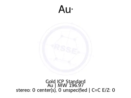 Chemical structure of Gold ICP Standard