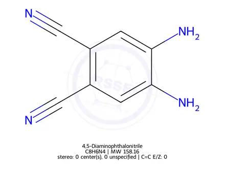 Chemical structure of 4,5-Diaminophthalonitrile