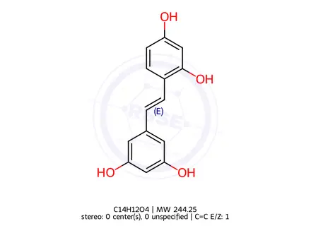 Chemical structure of Oxyresveratrol