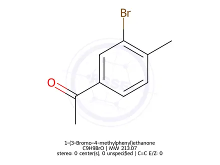 Chemical structure of 1-(3-Bromo-4-methylphenyl)ethanone