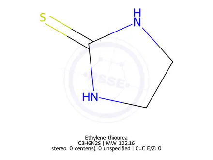 Chemical structure of Ethylene thiourea