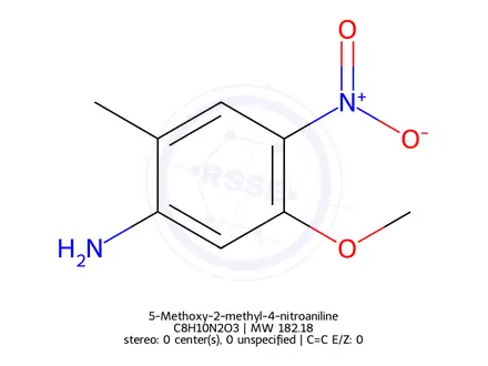 Chemical structure of 5-Methoxy-2-methyl-4-nitroaniline