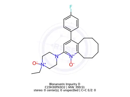 Chemical structure of Blonanserin Impurity D