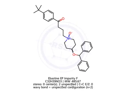Chemical structure of Ebastine EP Impurity F