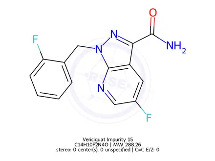 Chemical structure of Vericiguat Impurity 15