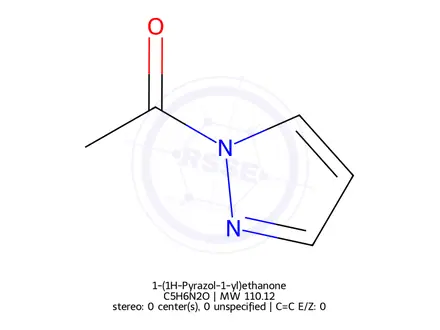 Chemical structure of 1-(1H-Pyrazol-1-yl)ethanone