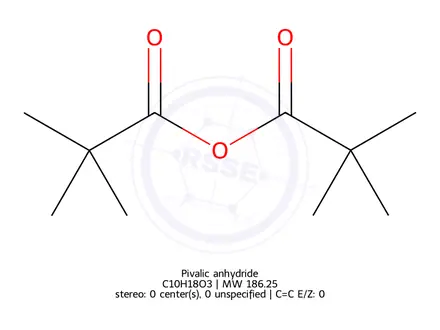 Chemical structure of Pivalic anhydride