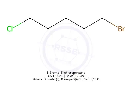 Chemical structure of 1-Bromo-5-chloropentane