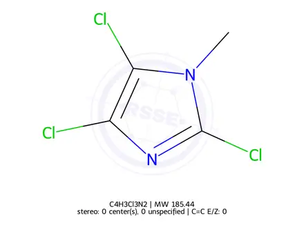 Chemical structure of 2,4,5-Trichloro-1-methyl-1H-imidazole