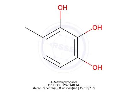 Chemical structure of 4-Methylpyrogallol