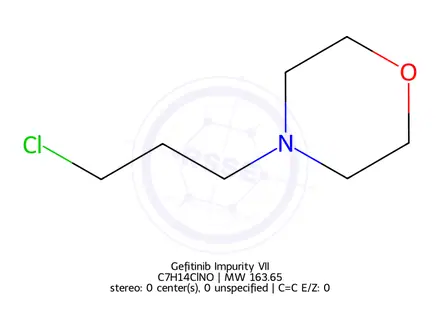 Chemical structure of 4-(3-chloropropyl)morpholine