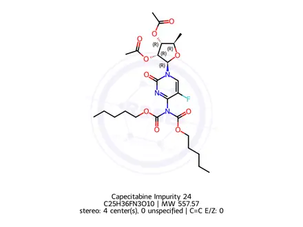Chemical structure of Capecitabine Impurity 24