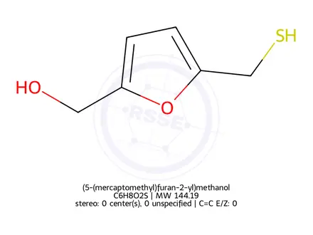 Chemical structure of (5-(mercaptomethyl)furan-2-yl)methanol