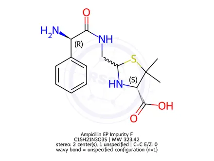 Chemical structure of Ampicillin EP Impurity F