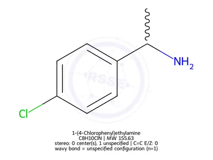 Chemical structure of 1-(4-Chlorophenyl)ethylamine