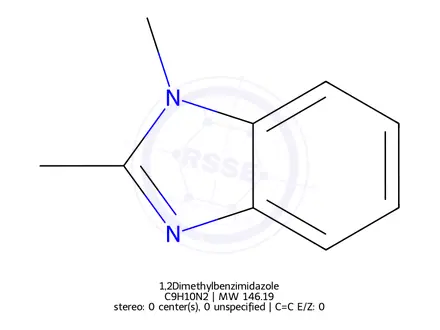 Chemical structure of 1,2Dimethylbenzimidazole