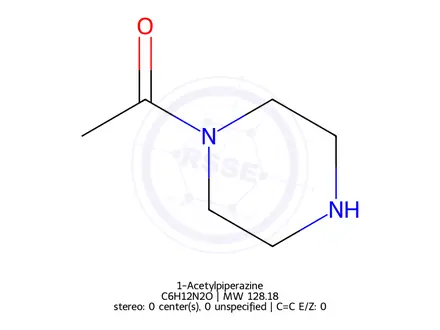 Chemical structure of 1-Acetylpiperazine