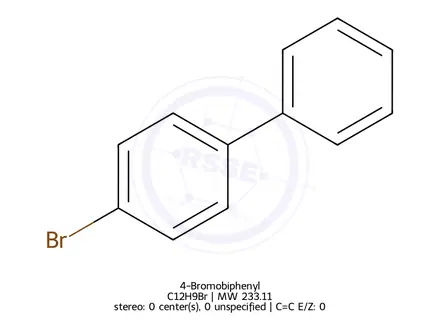 Chemical structure of 4-Bromobiphenyl
