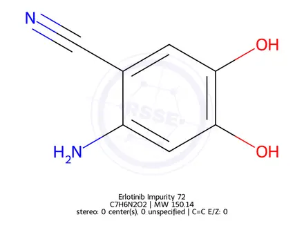Chemical structure of Erlotinib Impurity 72