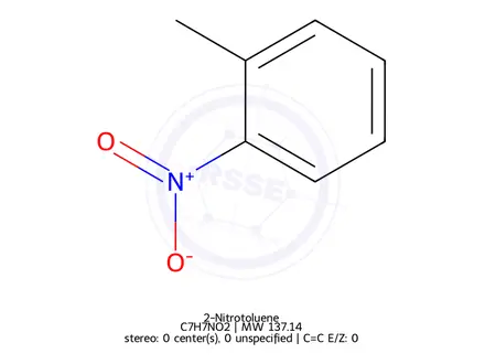 Chemical structure of 2-Nitrotoluene