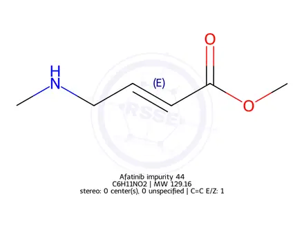 Chemical structure of Afatinib impurity 44