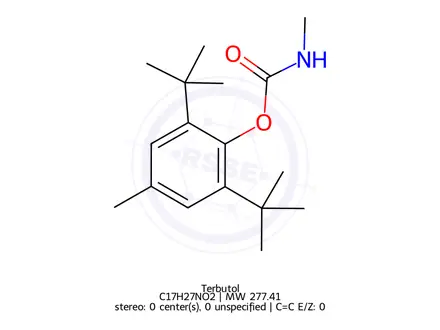 Chemical structure of Terbutol