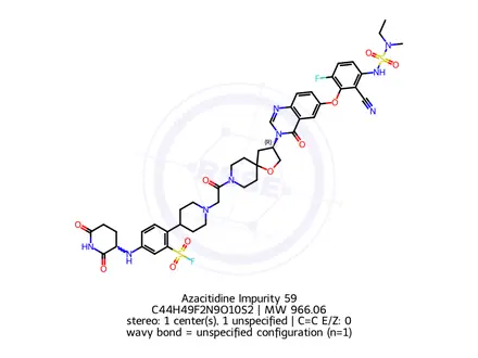 Chemical structure of Azacitidine Impurity 59