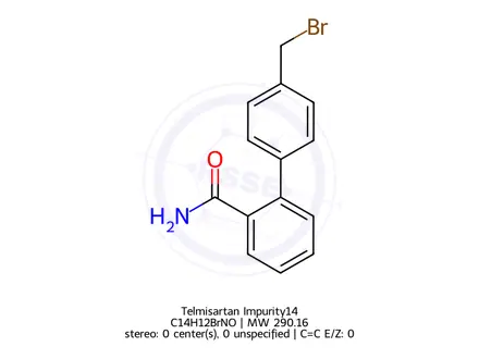 Chemical structure of Telmisartan Impurity14