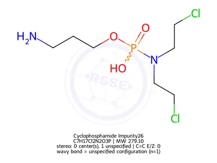 Chemical structure of Cyclophosphamide Impurity26