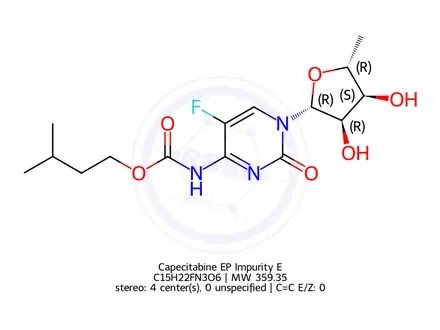 Chemical structure of Capecitabine Impurity E