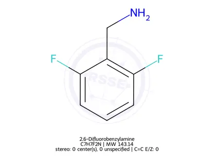 Chemical structure of 2,6-Difluorobenzylamine