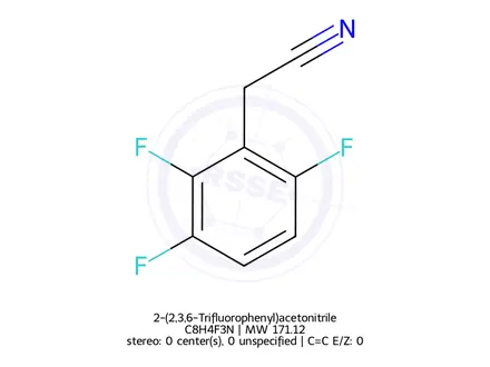 Chemical structure of 2-(2,3,6-Trifluorophenyl)acetonitrile