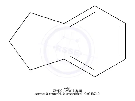 Chemical structure of Indan