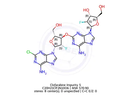 Chemical structure of Clofarabine Impurity 5