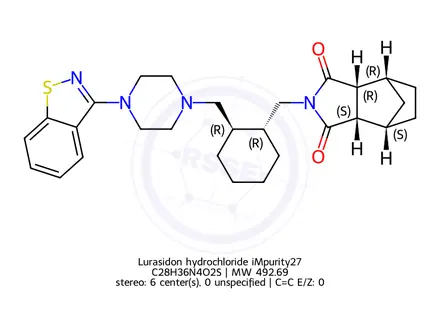 Chemical structure of Lurasidone impurity 5