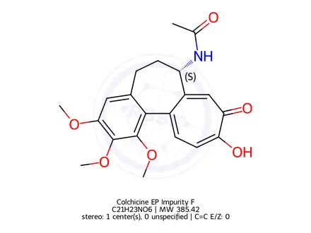Chemical structure of Colchicine EP Impurity F