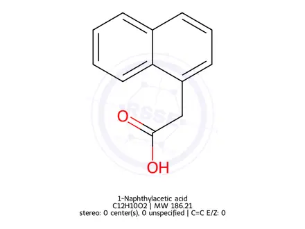 Chemical structure of 1-Naphthylacetic acid