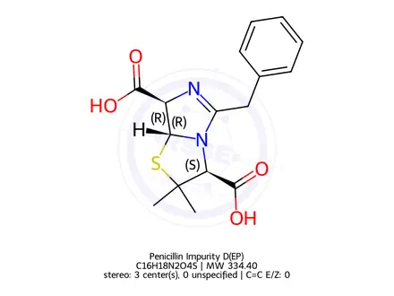 Chemical structure of Penicillin Impurity D(EP)