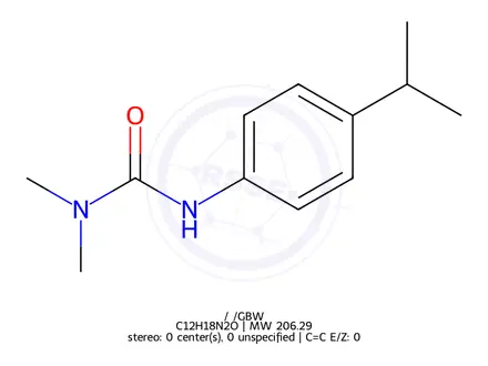 Chemical structure of Isoproturon