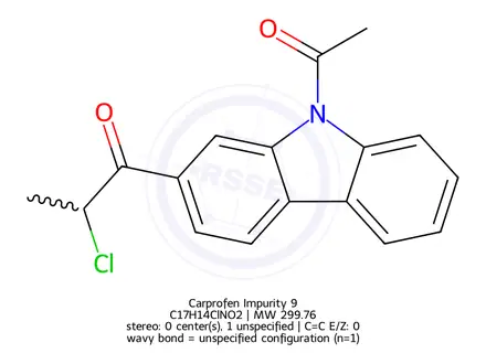 Chemical structure of Carprofen Impurity 9