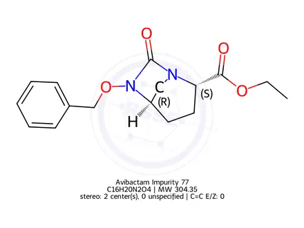 Chemical structure of Avibactam Impurity 77