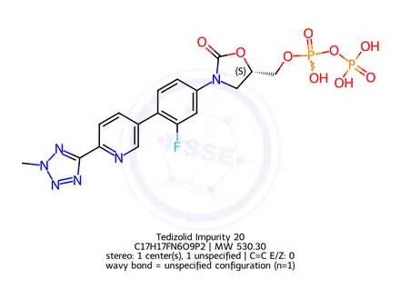 Chemical structure of Tedizolid Impurity 20