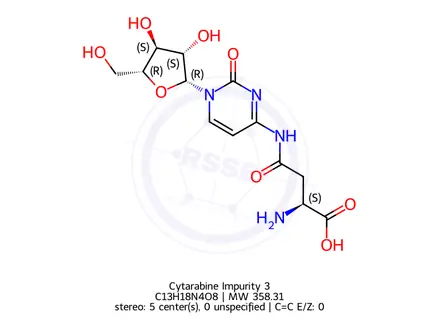 Chemical structure of Cytarabine Impurity 3