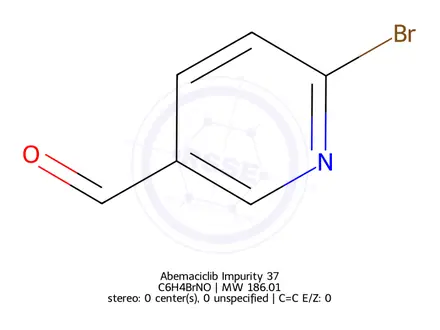 Chemical structure of Abemaciclib Impurity 37