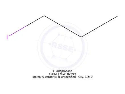 Chemical structure of 1-Iodopropane