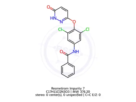 Chemical structure of Resmetirom Impurity 7