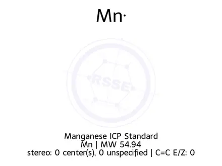 Chemical structure of Manganese ICP Standard