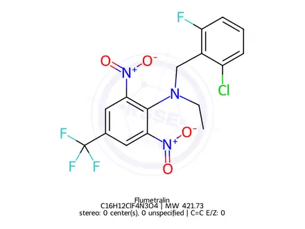 Chemical structure of Flumetralin