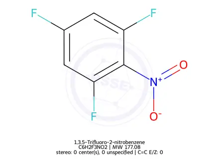 Chemical structure of 1,3,5-Trifluoro-2-nitrobenzene
