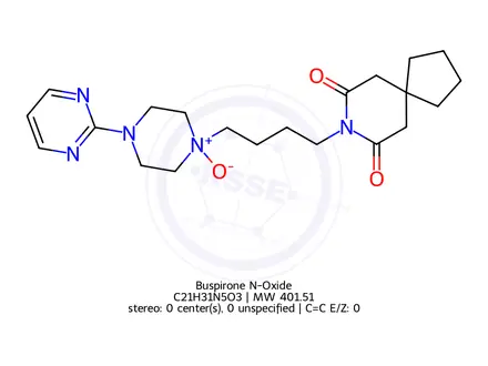 Chemical structure of Buspirone N-Oxide